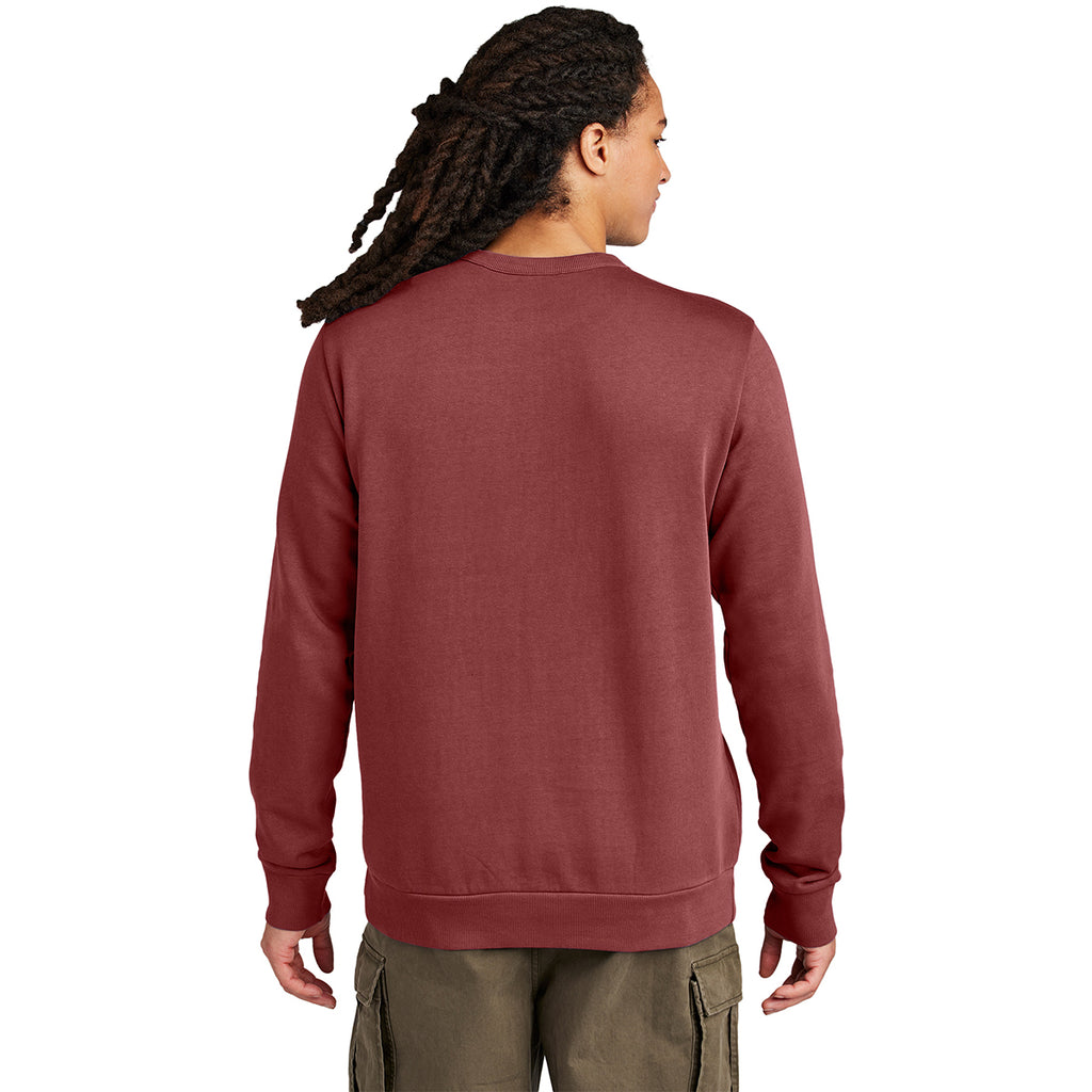 District Men's Garnet Wash Fleece Crew