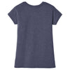 District Girl's Heathered Navy Very Important Tee