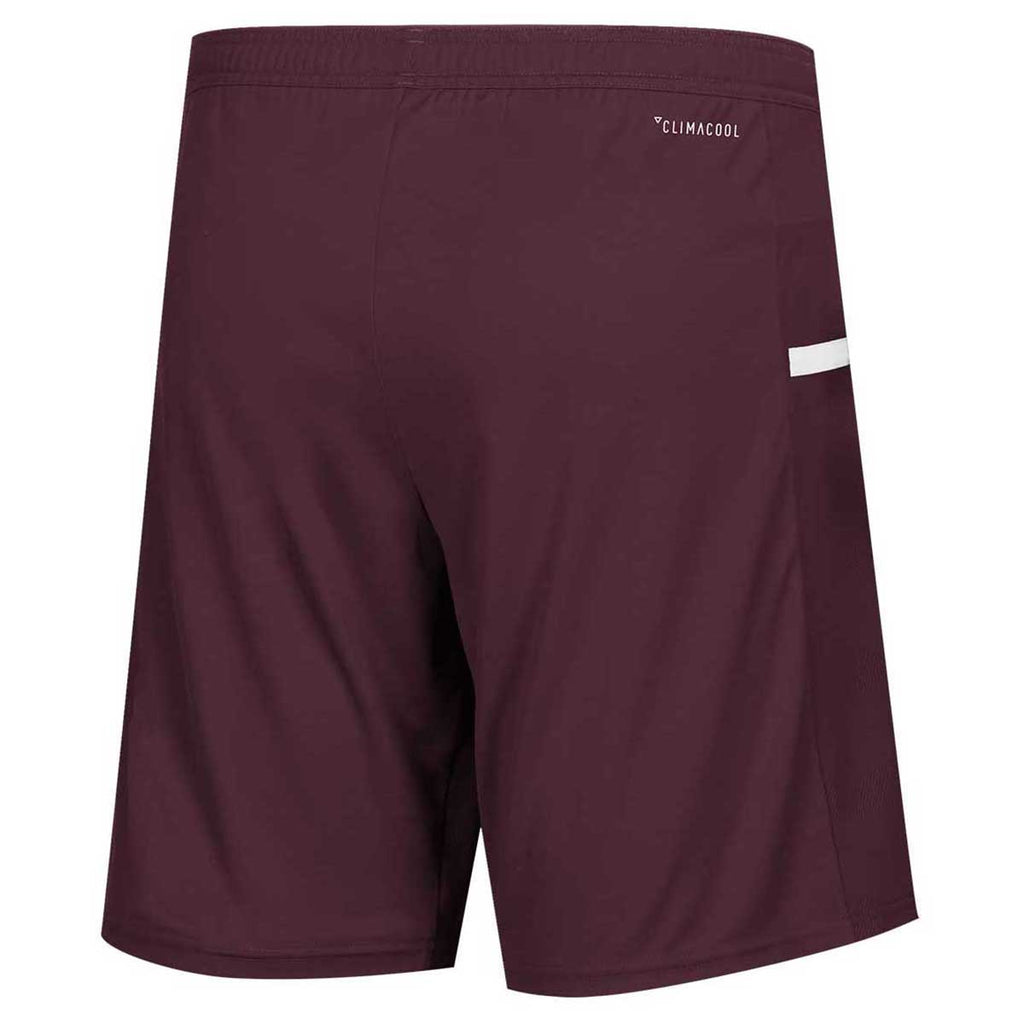 adidas Men's Maroon/White Team 19 Knit Shorts