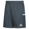 adidas Men's Grey/White Team 19 3-Pocket Shorts