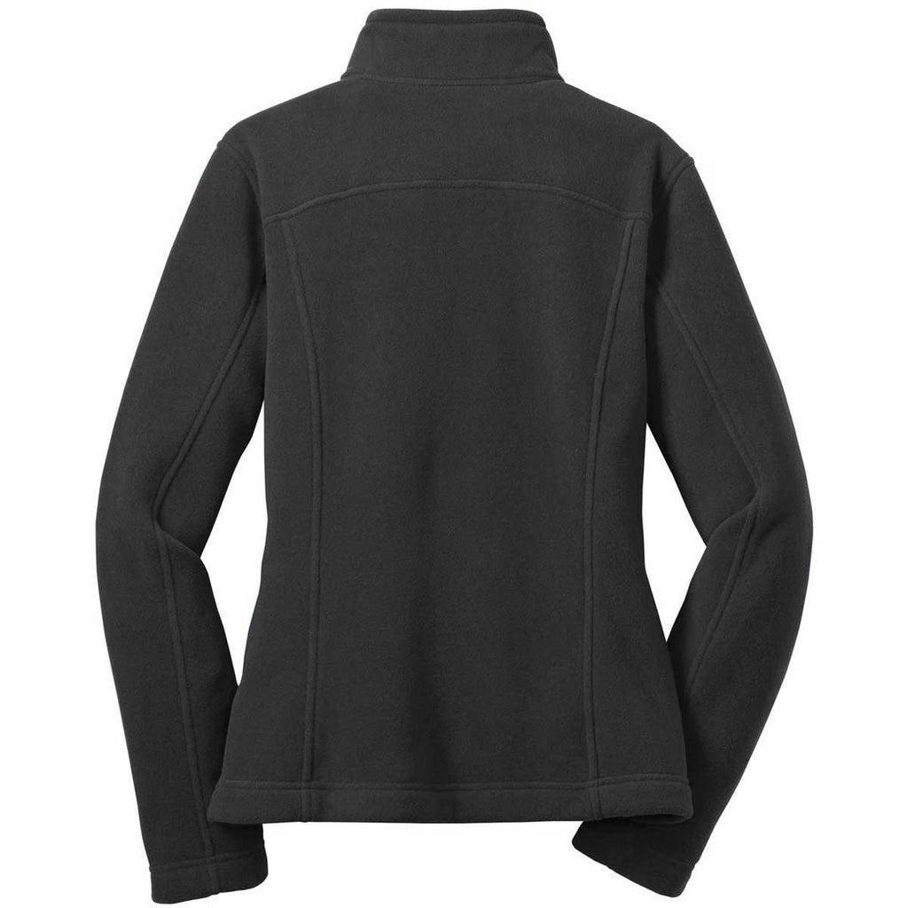 Eddie Bauer Women's Black Full-Zip Fleece Jacket