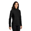 Eddie Bauer Women's Black Half Zip Microfleece Jacket