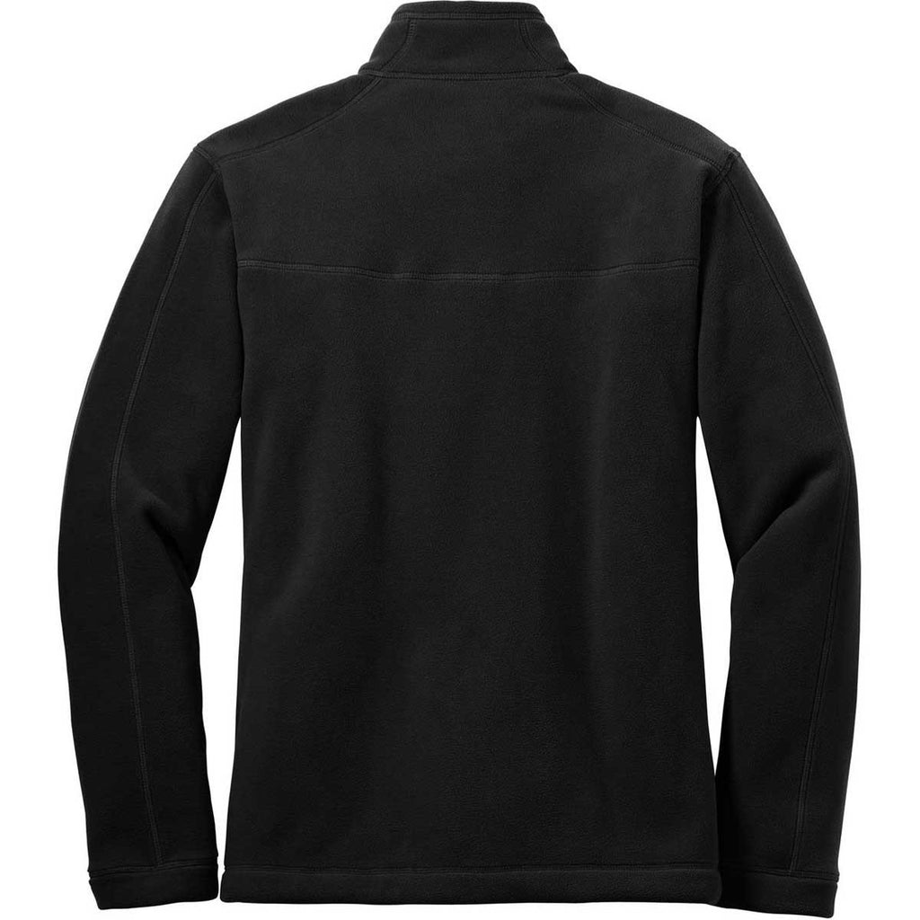 Eddie Bauer Men's Black Wind Resistant Full-Zip Fleece Jacket