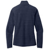 Eddie Bauer Women's River Blue Heather Sweater Fleece Full Zip