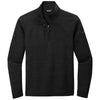 Eddie Bauer Men's Black Sweater Fleece Quarter Zip