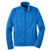 Eddie Bauer Men's Brilliant Blue Heather/Grey StormRepel Soft Shell Jacket