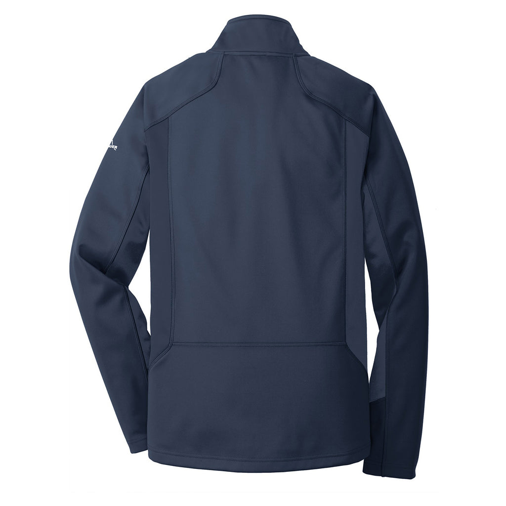 Eddie Bauer Men's River Blue Navy Trail Soft Shell Jacket