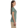 Econscious Women's Blue Sage Organic Cotton Short-Sleeve V-Neck T-Shirt