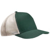 Econscious Bottle Green/Oyster Recylced Semi-Curve 5-Panel Trucker