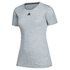 adidas Women's Medium Grey Heathered Creator Short Sleeve Tee