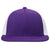 Pacific Headwear Purple/White/Purple Premium M2 Performance Trucker FlexFit Cap