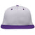 Pacific Headwear Silver/Purple Premium P-Tec FlexFit Cap