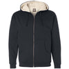 Independent Trading Co. Unisex Navy/Natural Sherpa Lined Full-Zip Hooded Sweatshirt