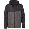 Independent Trading Co. Unisex Black/Graphite Light Weight Windbreaker Zip Jacket