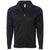 Independent Trading Co. Unisex Black/Black Poly-Tech Full-Zip Track Jacket