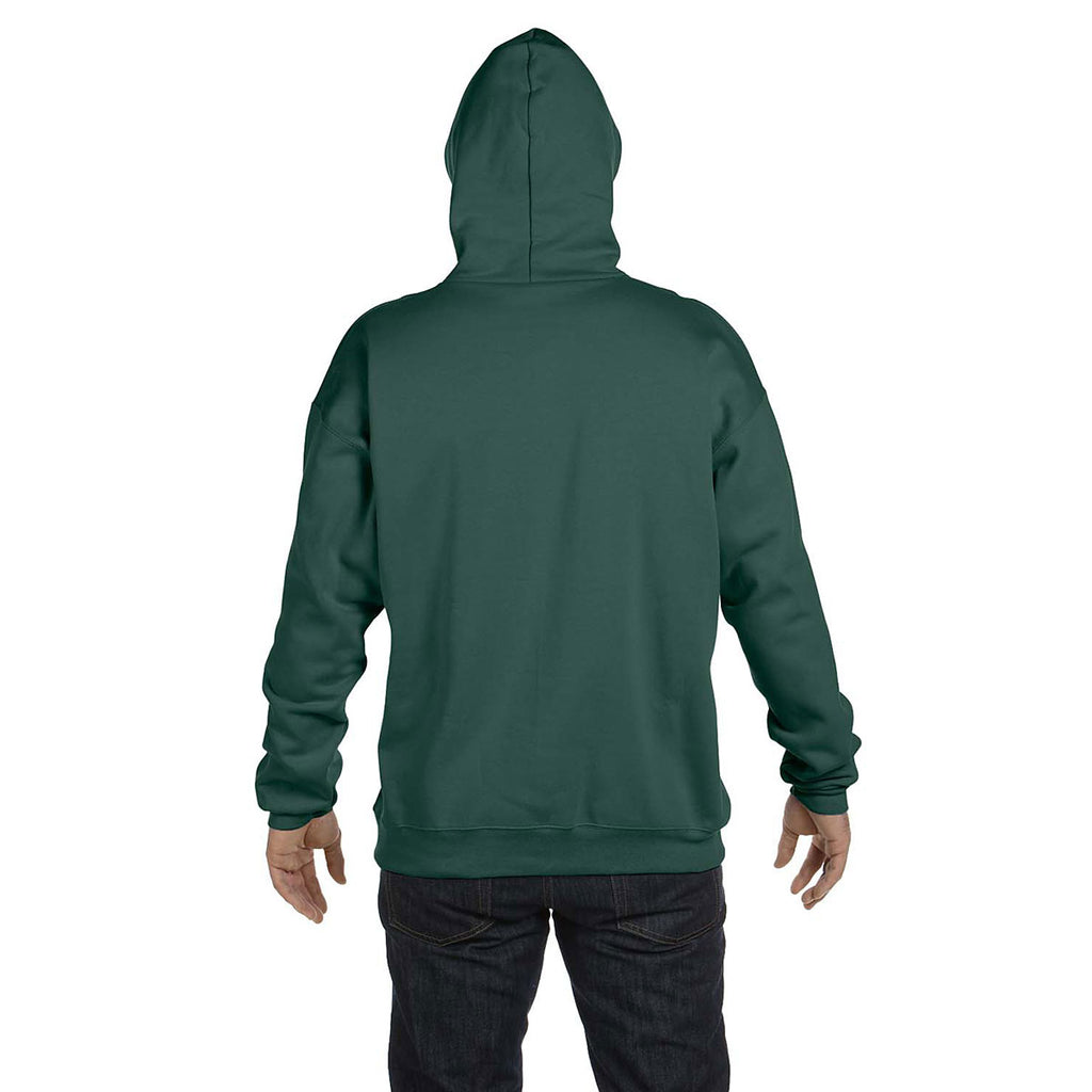 Hanes Men's Deep Forest 9.7 oz. Ultimate Cotton 90/10 Pullover Hood