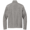 Port Authority Men's Deep Smoke Heather Arc Sweater Fleece 1/4 Zip