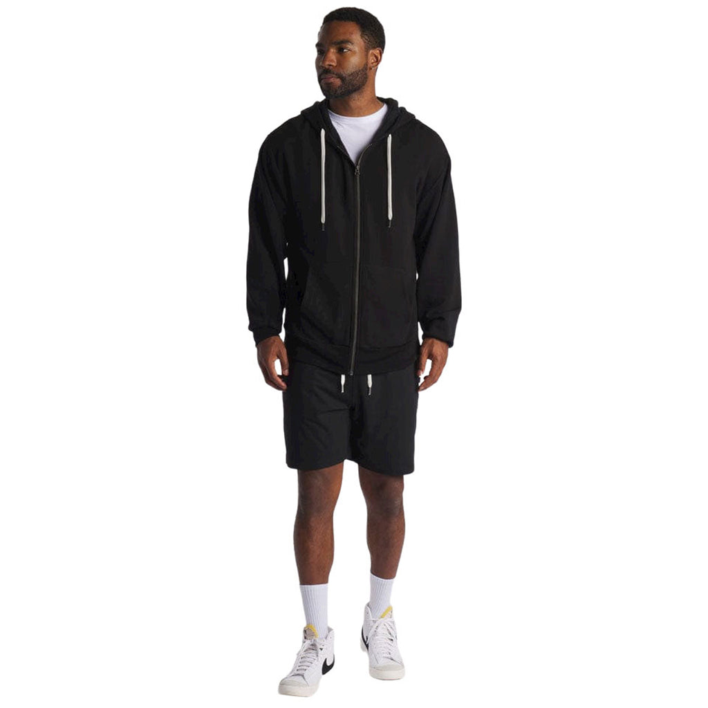 Feat Men's Black TreeCell Plush Zip Hoodie