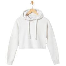 Feat Women's White BlanketBlend Crop Hoodie