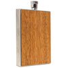 Woodchuck USA Mahogany Wood Flask 3oz