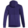 adidas Men's Team Collegiate Purple Melange/White Team Issue Full Zip Jacket