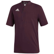 adidas Men's Team Maroon/White Under The Lights Short Sleeve 1/4 Zip