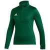adidas Women's Team Dark Green/White Team Issue 1/4 Zip