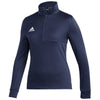 adidas Women's Team Navy Blue/White Team Issue 1/4 Zip