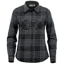 Stormtech Women's Carbon/ Black Santa Fe Long Sleeve Shirt