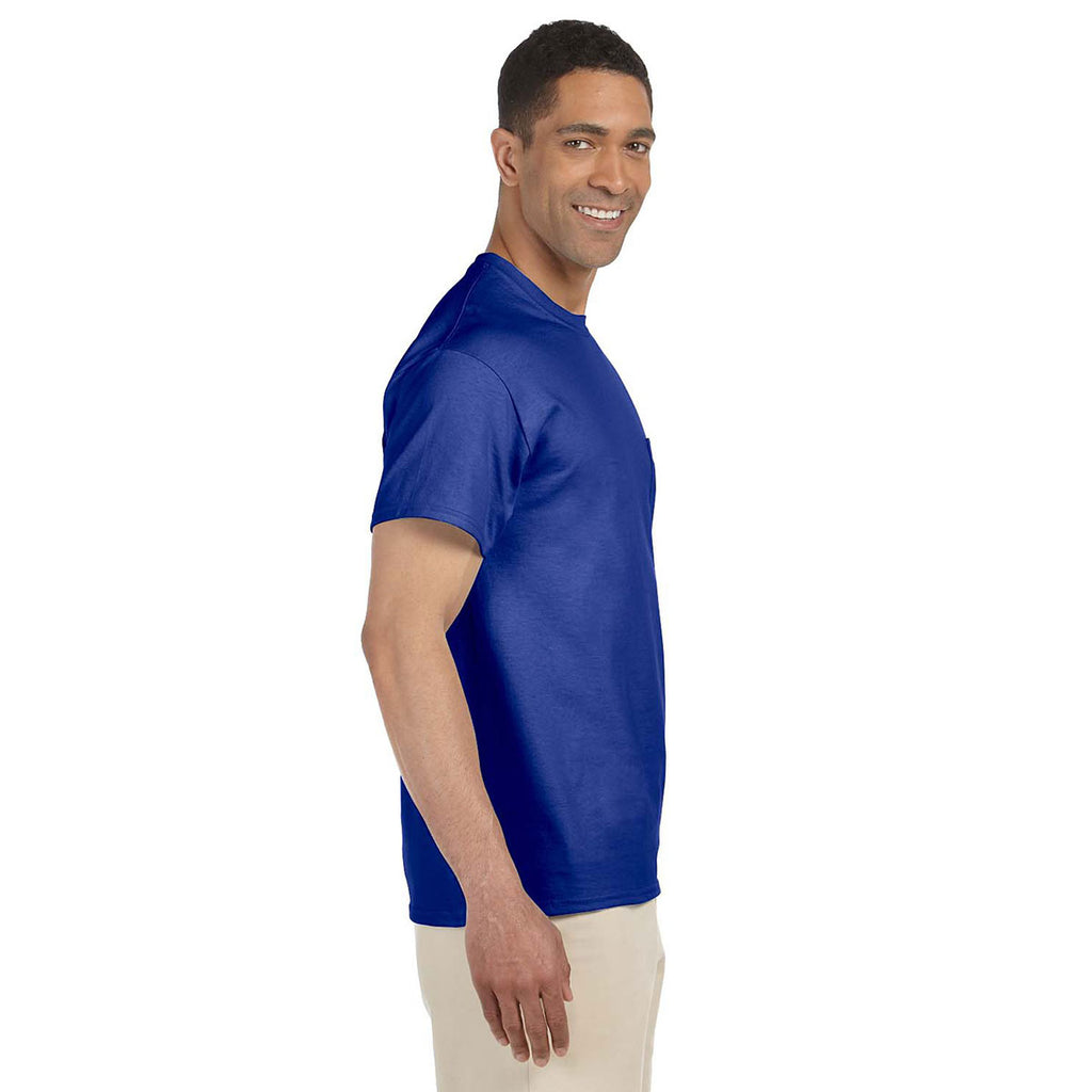 Gildan Unisex Royal Ultra Cotton Pocket T-Shirt