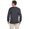 Gildan Men's Charcoal Ultra Cotton Long Sleeve T-Shirt