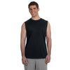 Gildan Unisex Black Ultra Cotton 6 oz. Sleeveless T-Shirt