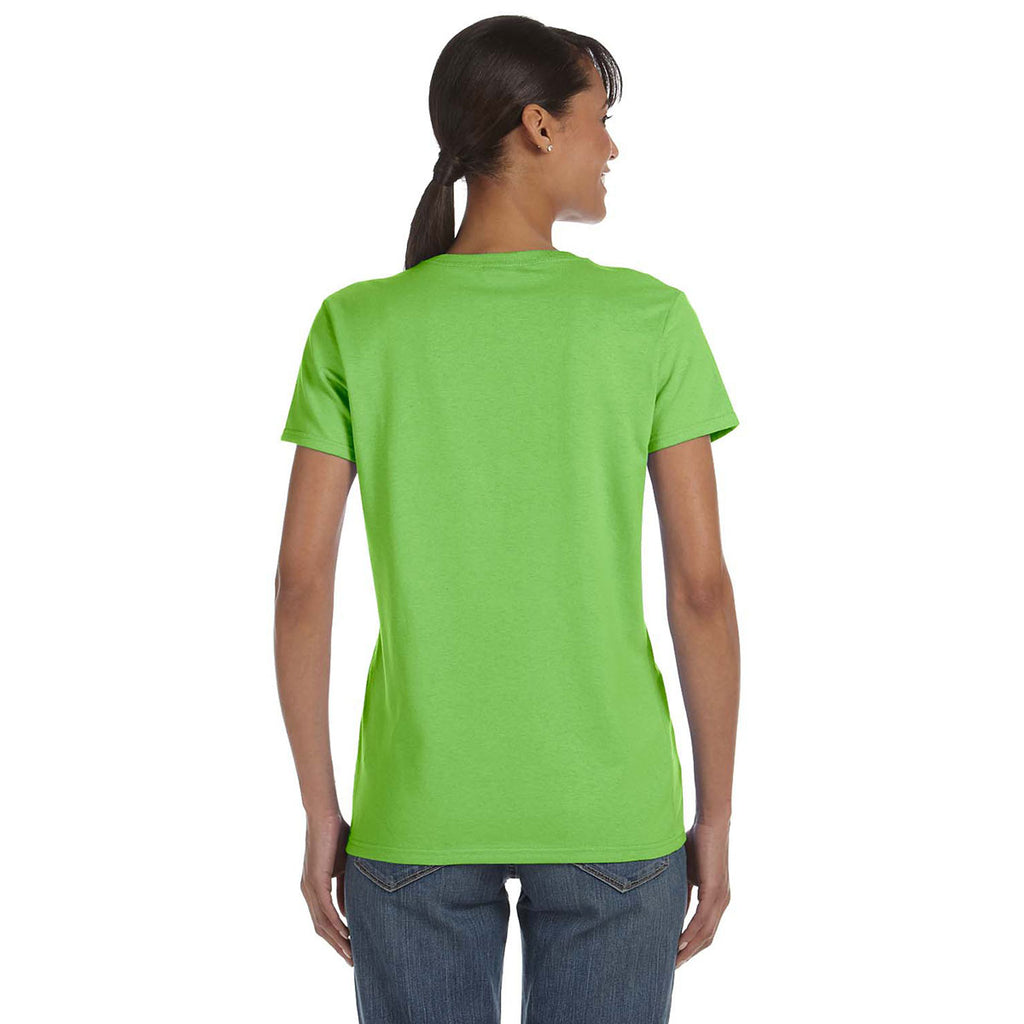 Gildan Women's Lime 5.3 oz. T-Shirt
