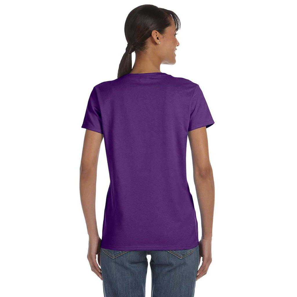 Gildan Women's Purple 5.3 oz. T-Shirt