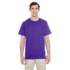 Gildan Men's Purple Heavy Cotton 5.3 oz. Pocket T-Shirt
