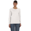 Gildan Women's Ash Grey Heavy Cotton 5.3 oz. Long-Sleeve T-Shirt