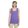 Gildan Women's Heather Purple Softstyle 4.5 oz. Racerback Tank