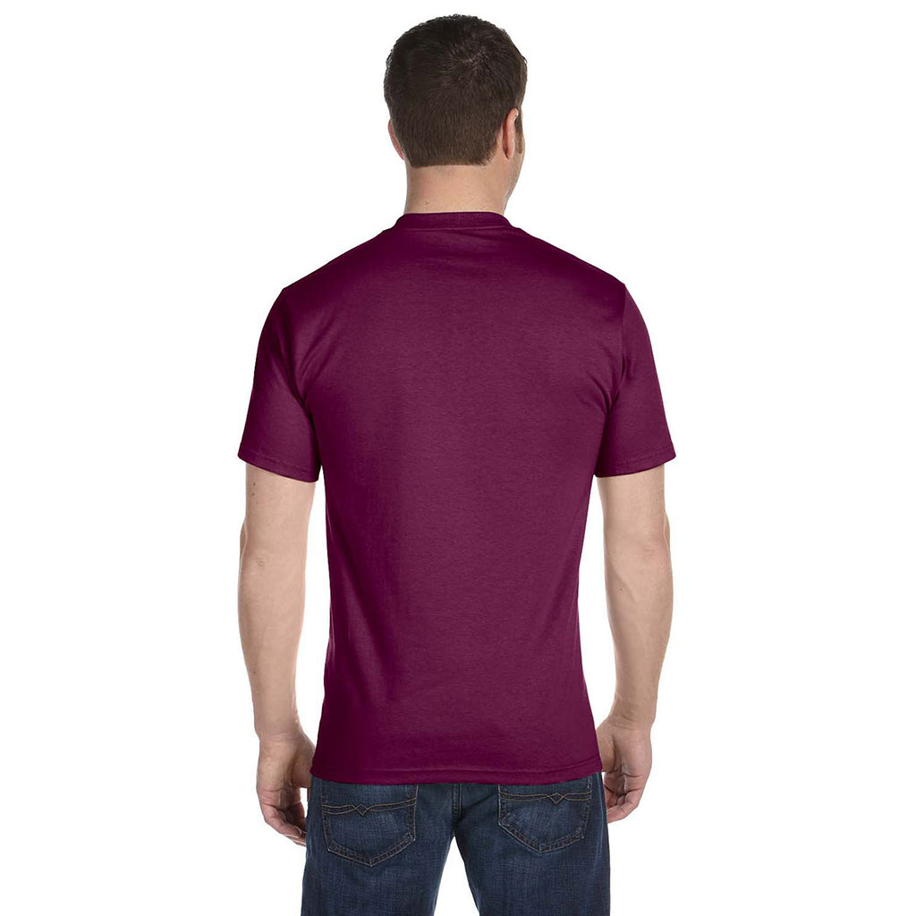 Gildan Unisex Maroon 5.5 oz. 50/50 T-Shirt