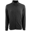 Greg Norman Men's Black/Heather Lab Full Zip Jacket