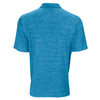 Greg Norman Men's Atlantic Blue Heather Play Dry Solid Polo