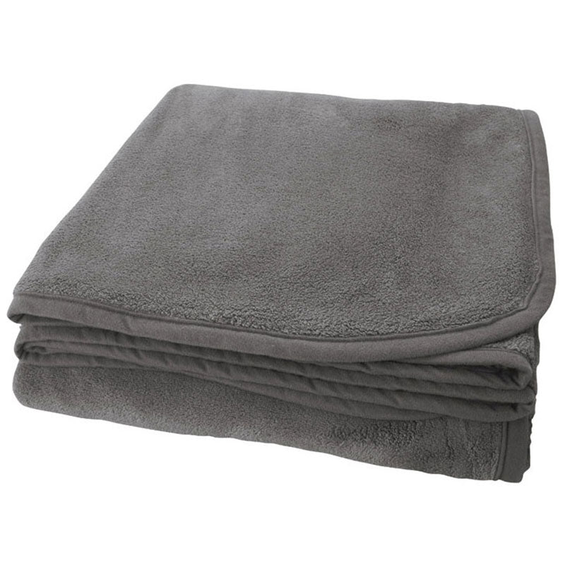 Logomark Charcoal Brookshire Micro-Plush Blanket