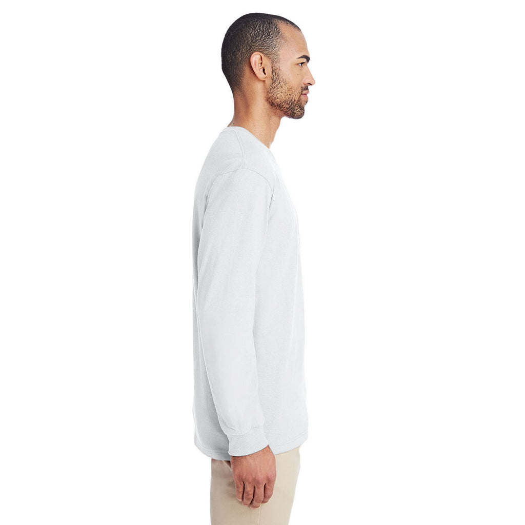 Gildan Unisex White Hammer 6 oz. Long-Sleeve T-Shirt
