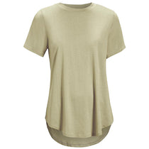 Expert Women's Aloe Side Vent Drapey High Low Shirt Tail T-Shirt