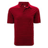 Levelwear Men's Heather Fire Red Sway Polo