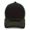 Paramount Apparel Black/Neon Green Neon Mesh Back Cap