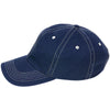 Paramount Apparel Navy Contrast Stitching Garment Washed Cap