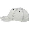 Paramount Apparel Stone Contrast Stitching Garment Washed Cap