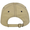 Paramount Apparel Tan Contrast Stitching Garment Washed Cap