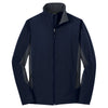 Port Authority Men's Dress Blue Navy/Battleship Grey Core Colorblock Soft Shell Jacket