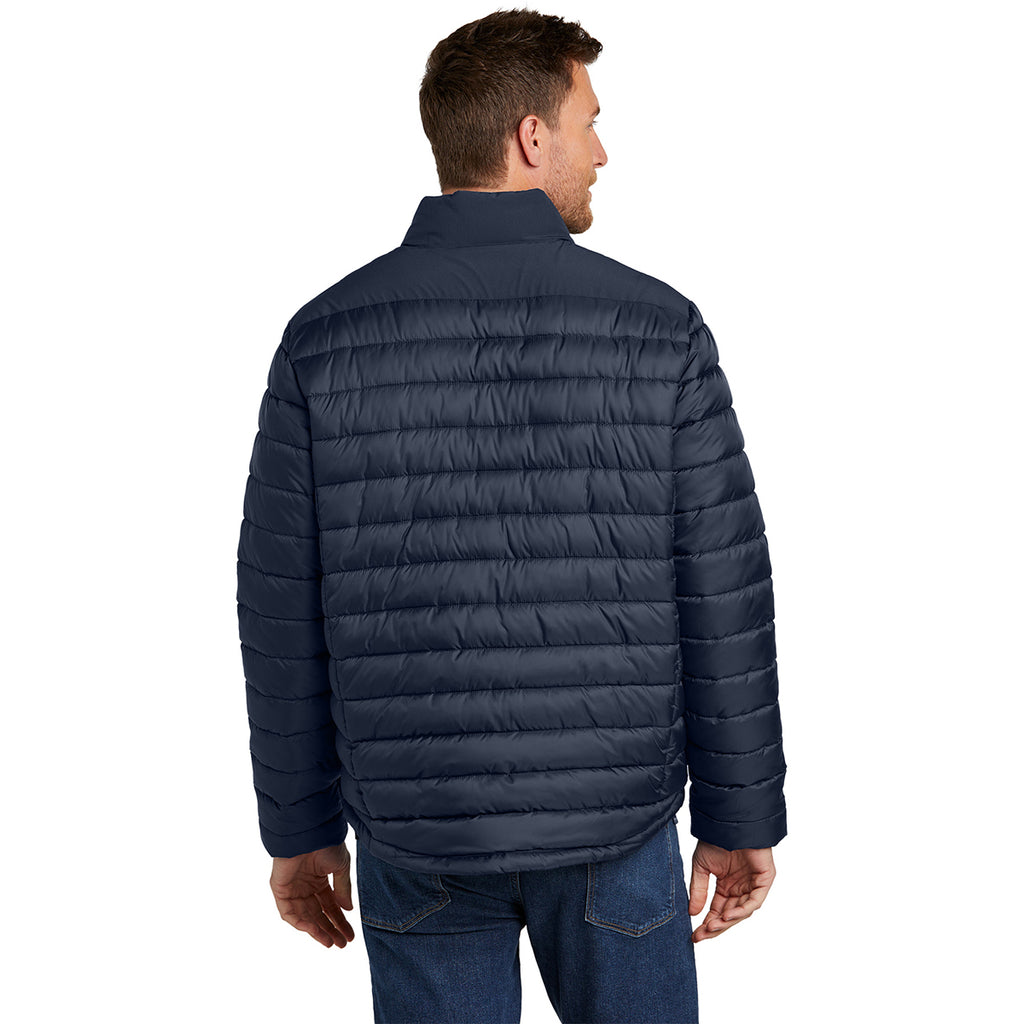 Port Authority Men's Dress Blue Navy Horizon Puffy Jacket